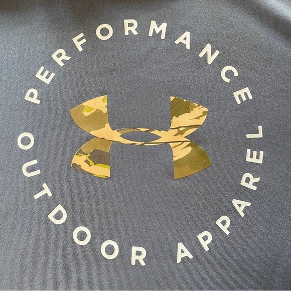 Under Armour Performance Outdoor Apparel Sweatshirt Gray Size Large - Picture 6 of 15